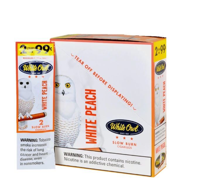 White Owl Cigarillos White Peach