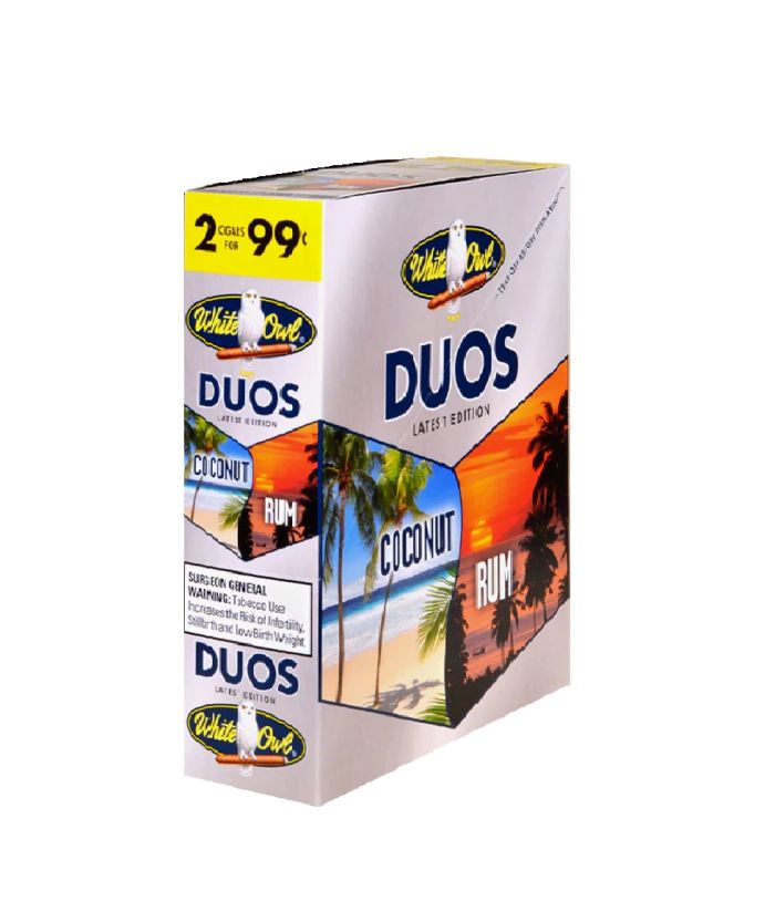 White Owl Duos Coconut Rum 30CT