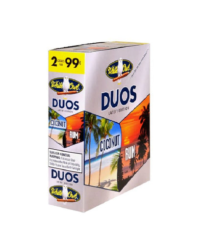 White Owl Duos Coconut Rum 30CT