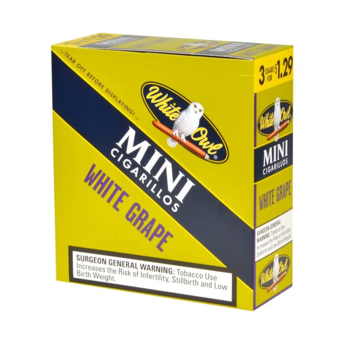 White Owl Cigarillos Mini White Grape
