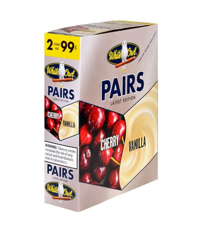 White Owl Cigarillos Pairs Cherry Vanilla