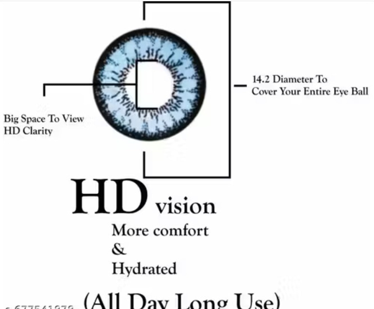 Iapex Colored Contact Lenses Daily Disposable