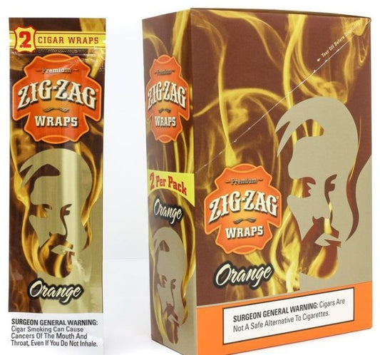 Zig Zag Cigar Wraps Orange 50CT