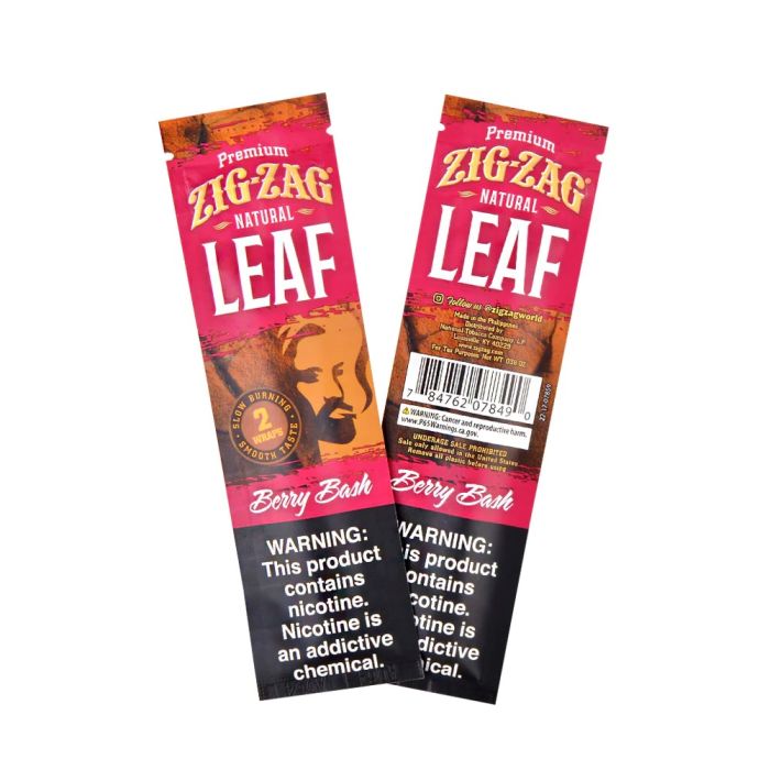 Zig Zag Natural Leaf Wraps Berry Bash 50CT