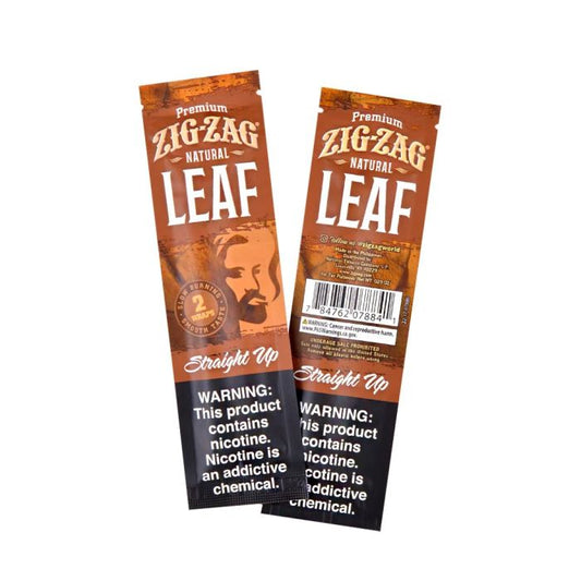 Zig Zag Natural Leaf Wraps Straight Up 50CT