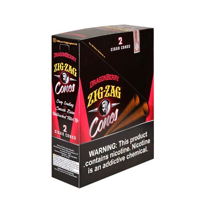 Zig Zag Cigar Cones Dragon berry 30CT