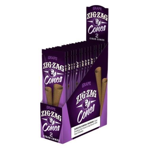 Zig Zag Cigar Cones Grape