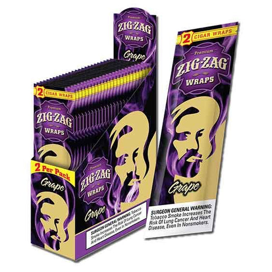 Zig Zag Cigar Wraps Grape 50CT