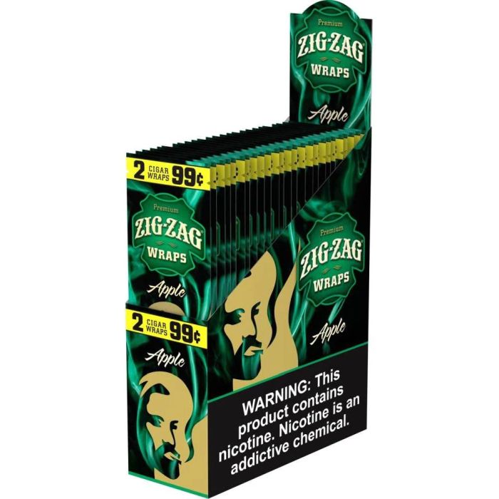 Zig Zag Cigar Wraps Apple