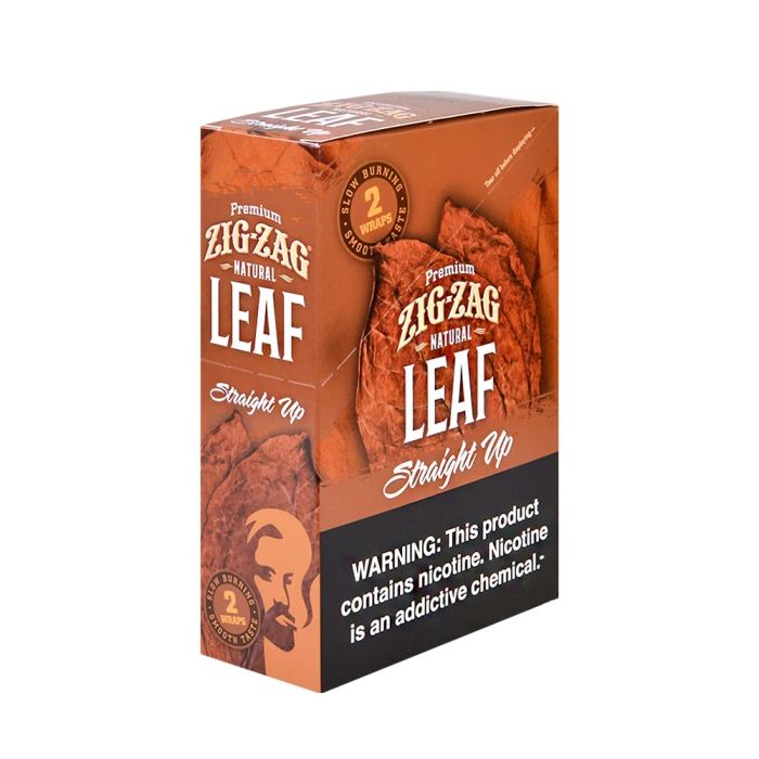 Zig zag natural leaf straight up 