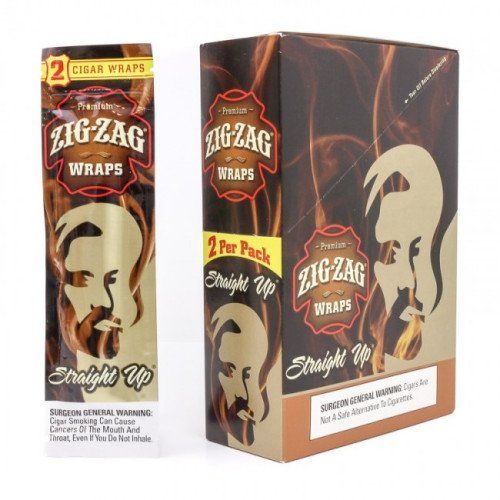 Zig Zag Straight Up Cigar Wraps 50CT
